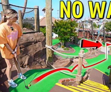 We Found an AMAZING Compact Mini Golf Course!