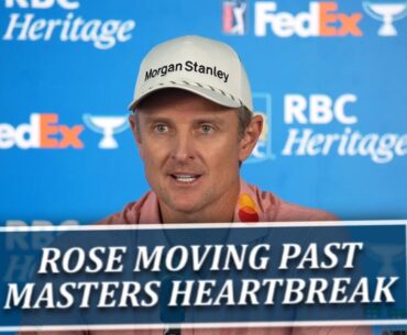 Justin Rose Turning The Page After Masters Heartbreak