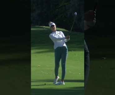 Hitting a 9-iron to two feet on a par-5 for eagle. Just Nelly Korda things 🤯