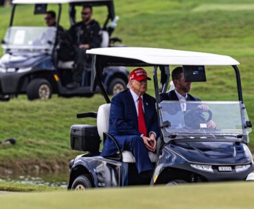 White House issues official statement on Donald Trump's golfing, sparking North Korea comparisons