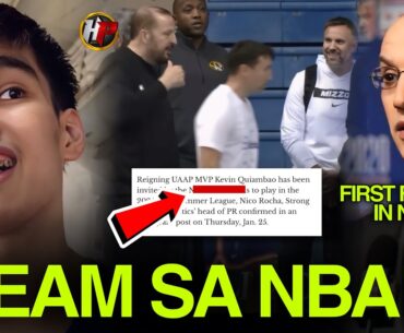 ANG NBA TEAM na lalaruan ni Kevin Quiambao! Another Pinoy NBA Prospect sa America!