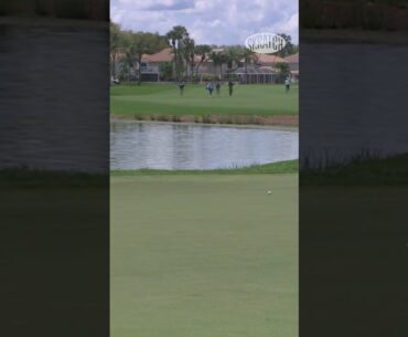 Jake Knapp's approach shot to set up his historic 59!