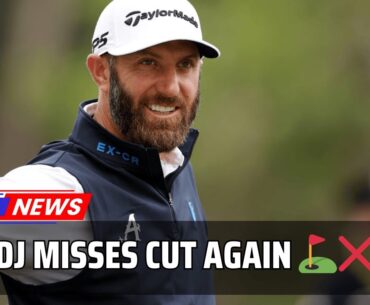 Dustin Johnson Misses the Cut Again at the Masters | What Happened? । USA GOLF NEWS