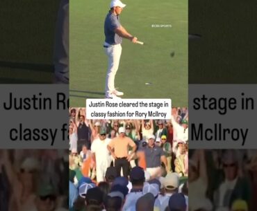 Justin Rose. Class Act. #shorts