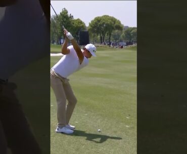 Haotong Li Wedge Swing 2025 #golf #golfswing #dpworldtour #haotongli