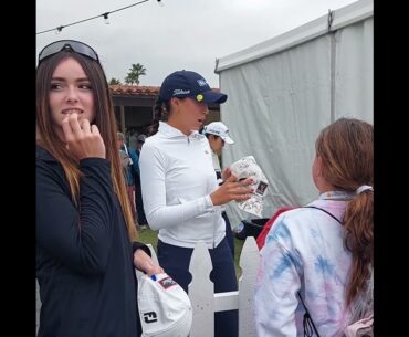 Autograph and interview area #lpga
