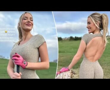 Paige Spiranac hits back at critics ‘mad’ about her ‘conservative’ golf outfit