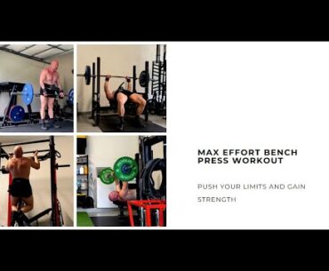 Jason Blaha Training Max Effort Bench Press Day - 4-21-2025!