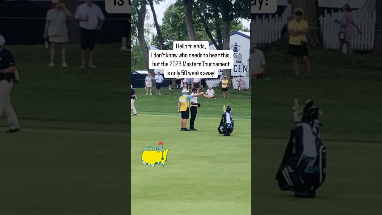 ⛳️ 2026 Masters only 50 weeks away! ⭐️ #shorts #golf ⛳️ 2026 Masters only 50 weeks away! ⭐️ #shorts #golf