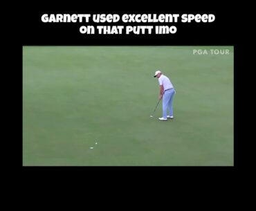 Brice Garnett Makes Fantastic Putt! #golf #bricegarnett #pgatour