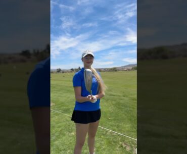 6 upside down it’s a 9 now #golf #golfer #golfgirl #ellahperry #shorts #outside #9 #drake #golfswing