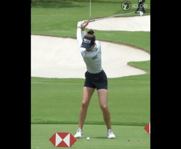 Yaelimi Noh's sensational 6-iron tee shot