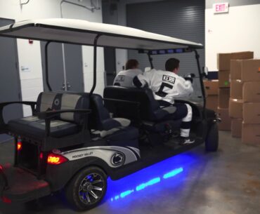 This is Hockey Valley - Golf Cart