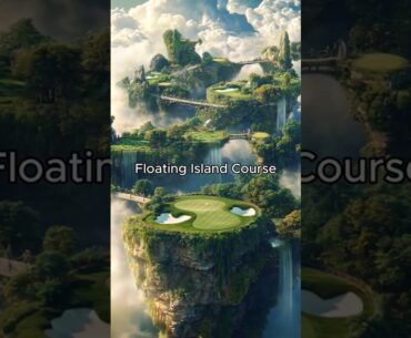 Fantasy Golf Courses: Beyond the Green⛳️ #aiart #golf #nature #themasters #masters