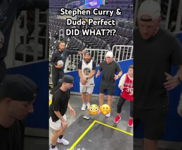 Stephen Curry and Dude Perfect Take on The Crystal Ball Challenge | #shorts