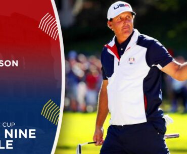 Sergio Garcia vs Phil Mickelson | Back Nine Battle | 2016 Ryder Cup