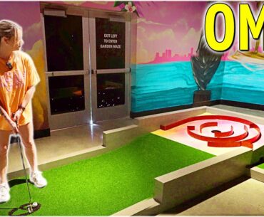 We Found an EPIC One of a Kind Mini Golf Course!