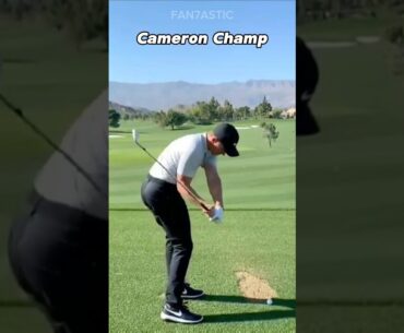 PGA Cameron Champ Golf Iron Swing Slow Motion