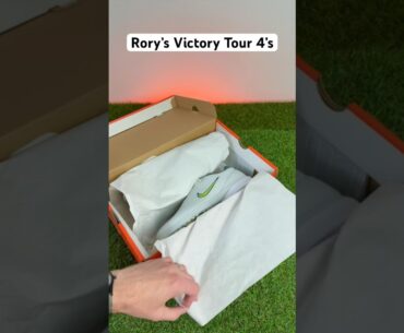 Unboxing Rory’s Masters Winning Nike Victory Tour 4 spiked golf shoes #golf #nike