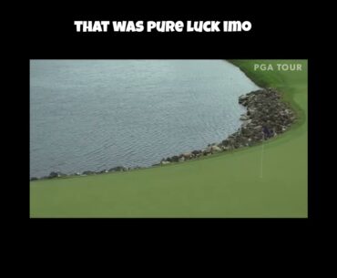 Chris Couch Gets Incredible Lucky Break! #golf #chriscouch #pgatour