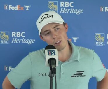 Matt Fitzpatrick Discusses 2025 RBC Heritage | PGA Tour Thursday Flash Interview