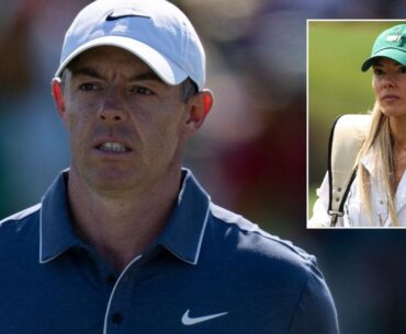Rory McIlroy hints Erica Stoll rumour is true as golf star prepares to play for first time since Masters win