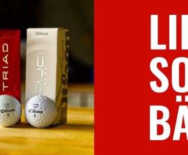 Välj Golfboll Wilson Duo Soft eller Wilson Triad