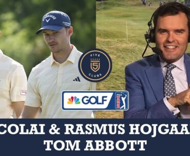 Nicolai & Rasmus Hojgaard & Tom Abbott join 5 Clubs on Golf Channel