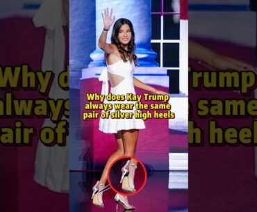 Kai Trump always wear the same pair of silver high heels #shorts #youtubeshorts #celebrity #kai
