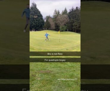 Channelling his inner Rory McIlroy! #shorts