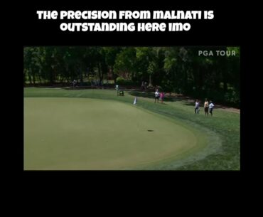 Peter Malnati Squeezes Amazing Shot Between Trees! #golf #petermalnati #pgatour