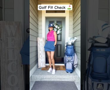 Golf fit check ⛳️💕  #golfshorts #golfwomen #golfer #golfgirls #golfgear #golfoutfit #golfchannel