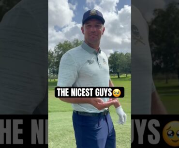 Our guys are so nice 🥹 #golf #LIVGolf