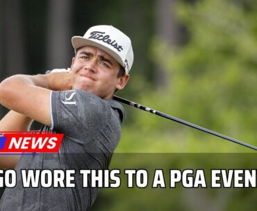 Garrick Higgo Ditches Sponsors, Rocks MLB & NFL Hats at Corales! 🧢 । USA GOLF NEWS