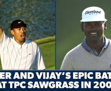 Tiger Woods vs. Vijay Singh | THE PLAYERS | Full Back 9 Broadcast