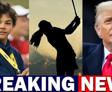 KAI TRUMP IS BADLY CRUSHING CHARLIE WOODS IN GOLF! SEE HOW!🏌🏽GOLF PGA TOUR NEWS