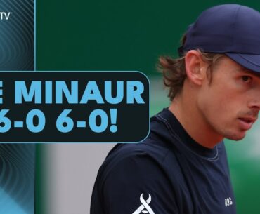 Alex de Minaur Double Bagels Grigor Dimitrov 😳 | Monte-Carlo 2025 Quarter-Finals Highlights