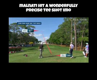 Peter Malnati Hits Amazing Tee Shot! #golf #petermalnati #pgatour