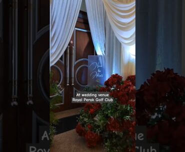 At Wedding Venue: Royal Perak Golf Club. #weddingcake #weddingvenuemalaysia
