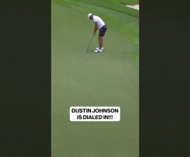 Dustin Johnson is DIALED in at LIV GOLF SINGAPORE!! #liv #livgolf #singapore #golfer #golfswing