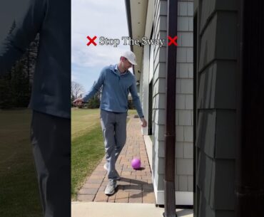 STOP The SWAY In Your Golf Swing! #golfdrills