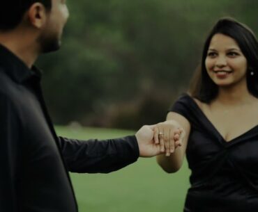 "Wild Hearts & Sunset Promises"| PAWAN SHINDE PHOTOGRAPHY | BEST PRAPOSAL SHOOT | OXFOROD GOLF CLUB