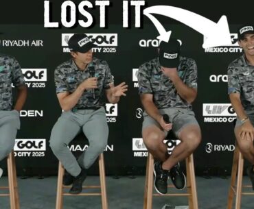 Joaquin Niemann LAUGHS OUT LOUD Over Hilarious Take on Amateur Club Fitting!