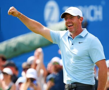 Rory McIlroy drains incredible eagle putt to close round | Zurich Classic