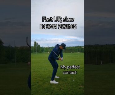 Fast UP, slow DOWN SWING SEQUENCE #golf #golfswing #golfshorts #golfer #golftips #golflife