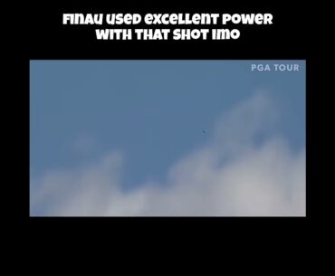 Incredible Tee Shot from Tony Finau! #golf #tonyfinau #pgatour