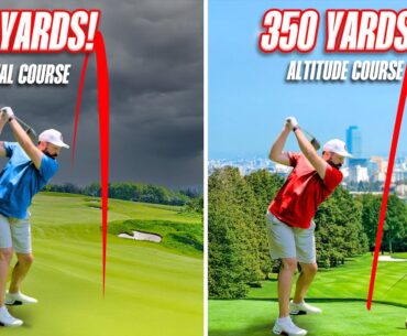 I play Golf Where the Ball Travels MILES! (High Altitude Course)