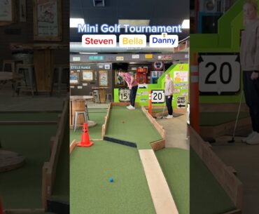 Mini Golf Tournament 18 Holes | (Hole 1)