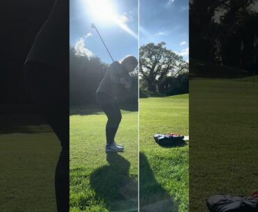 Golf Short game practice after school #golfsisters #golf #golftok #golfgirl #girlsgolftoo