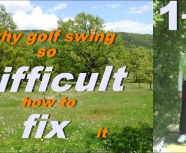 ( PART 1+2 ) WHY GOLF (SO DIFFICULT) (HOW TO FIX IT) (practice) (natural learning) #golfswing (2024)